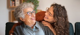 grandmother and grandaughter