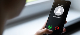 unknown caller on phone
